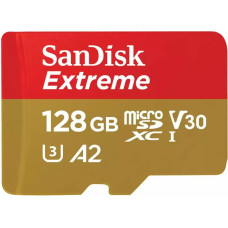 Sandisk Карта памяти микро SD SanDisk Extreme 128 Гб