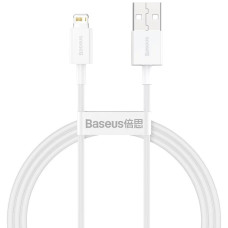 Baseus USB uz Lightning Kabelis Baseus CALYS-A02 Balts 1 m