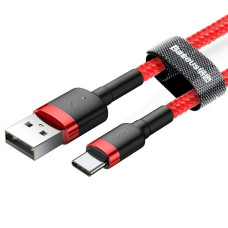 Baseus USB A uz USB C Kabelis Baseus Cafule Sarkans 24 2 m