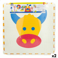 Colorbaby Puzles Paklājiņš Colorbaby 4 Daudzums dzīvnieki 118 x 118 cm EVA (2 gb.)