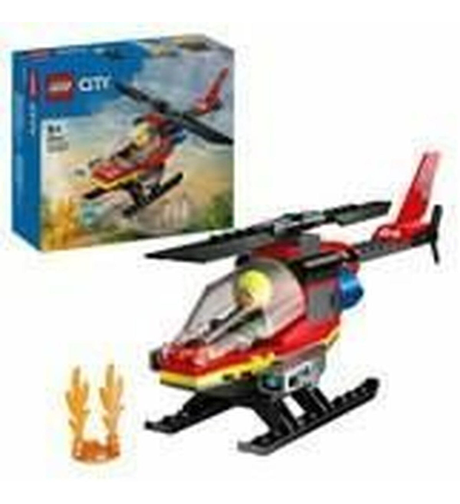 Lego Playset Lego 60411 Fire Rescue Helicopter