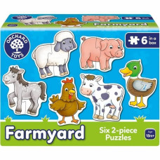 Orchard Puzle un domino komplekts Orchard Farmyard (FR)