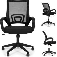 Вращающееся кресло, контурный офисный стул, черный