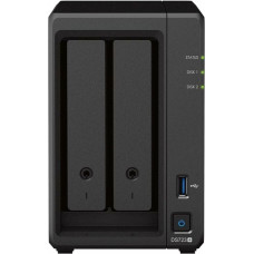 Synology Сетевое системное хранилище данных Synology DS723+ Чёрный AM4 Socket: AMD Ryzen™ AMD Ryzen R1600