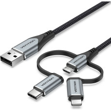 Vention USB Kabelis Vention 1 m Pelēks