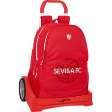 Sevilla Fútbol Club Skolas mugursoma ar riteņiem Sevilla Fútbol Club Sarkans 32 x 44 x 16 cm