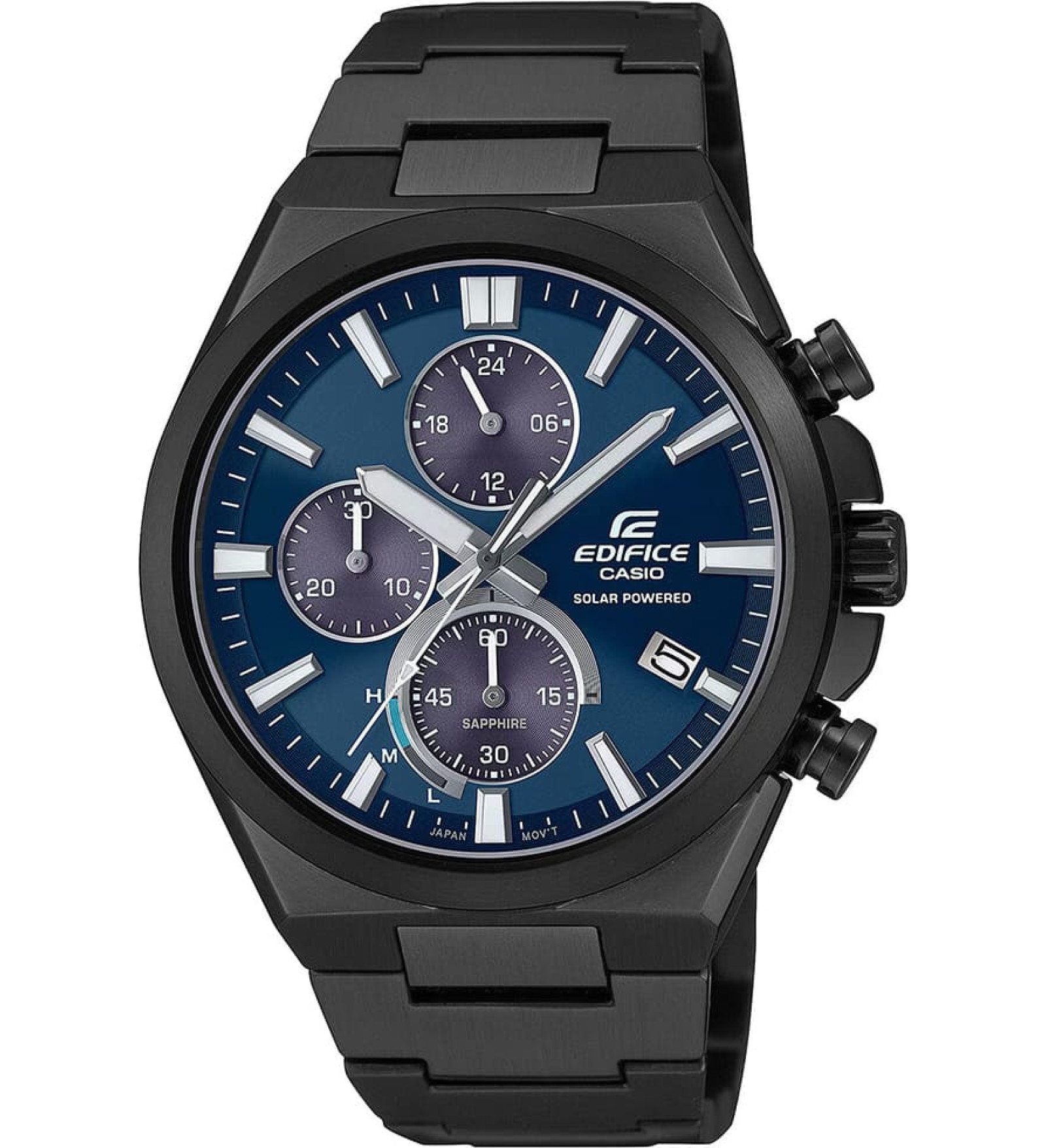 Casio Vīriešu pulkstenis EDIFICE SULAR DARBINĀTS HRONOGĀRFS EFS-S630DC-2AV + BOX