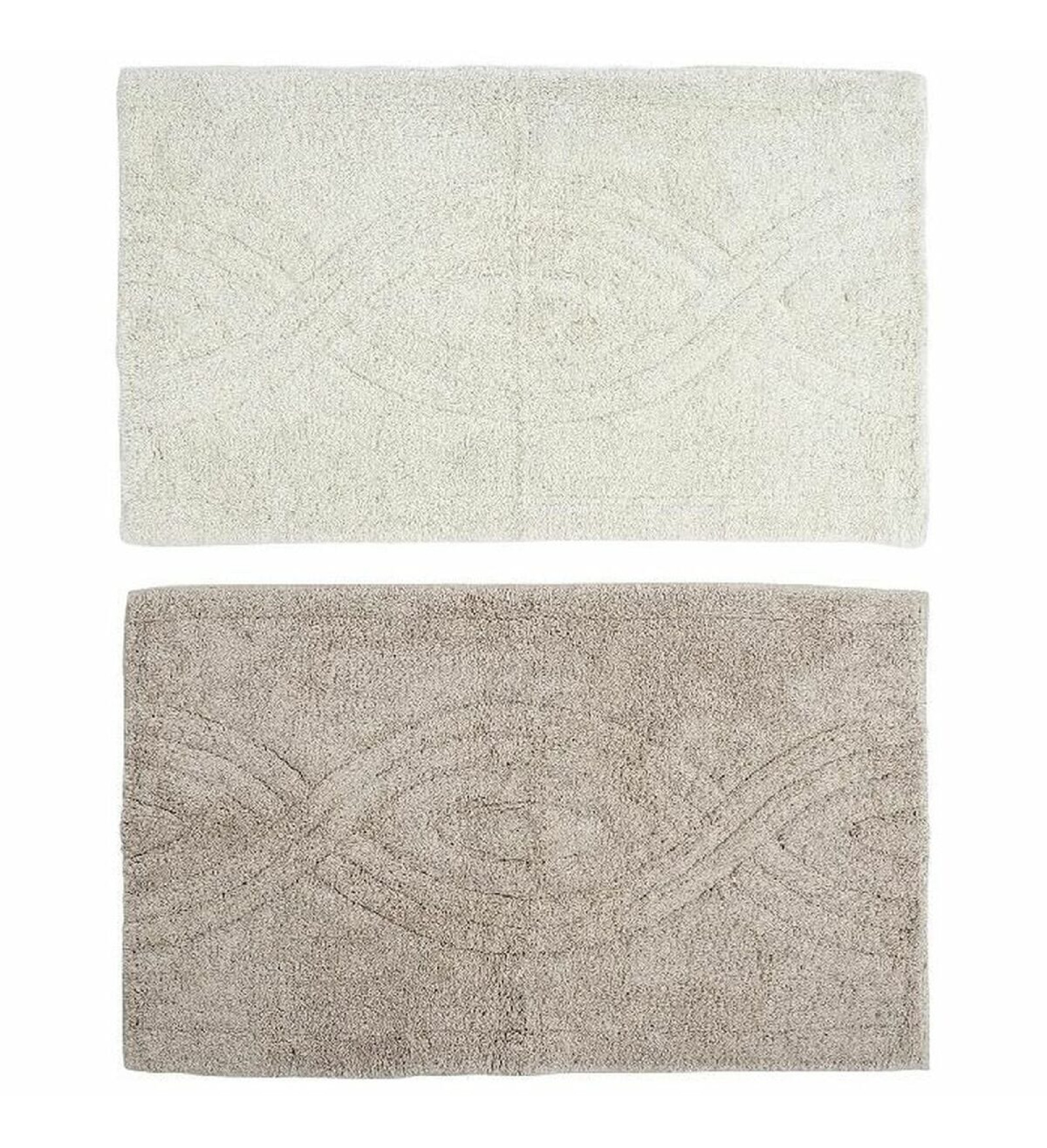 Dkd Home Decor Paklājs DKD Home Decor Brūns Bēšs Kokvilna (2 pcs) (80 x 50 x 2 cm)