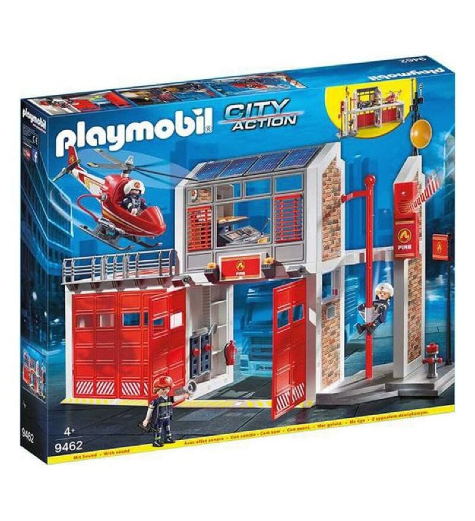 Playmobil Playset City Action Fire Station Playmobil 9462