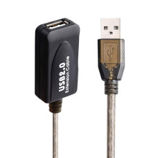 Ewent USB pagarinājumu Kabelis Ewent EW1024 25 m Melns