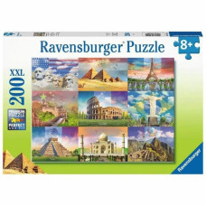 Ravensburger Puzle un domino komplekts Ravensburger 13290 XXL Monumentos del mundo 200 Daudzums