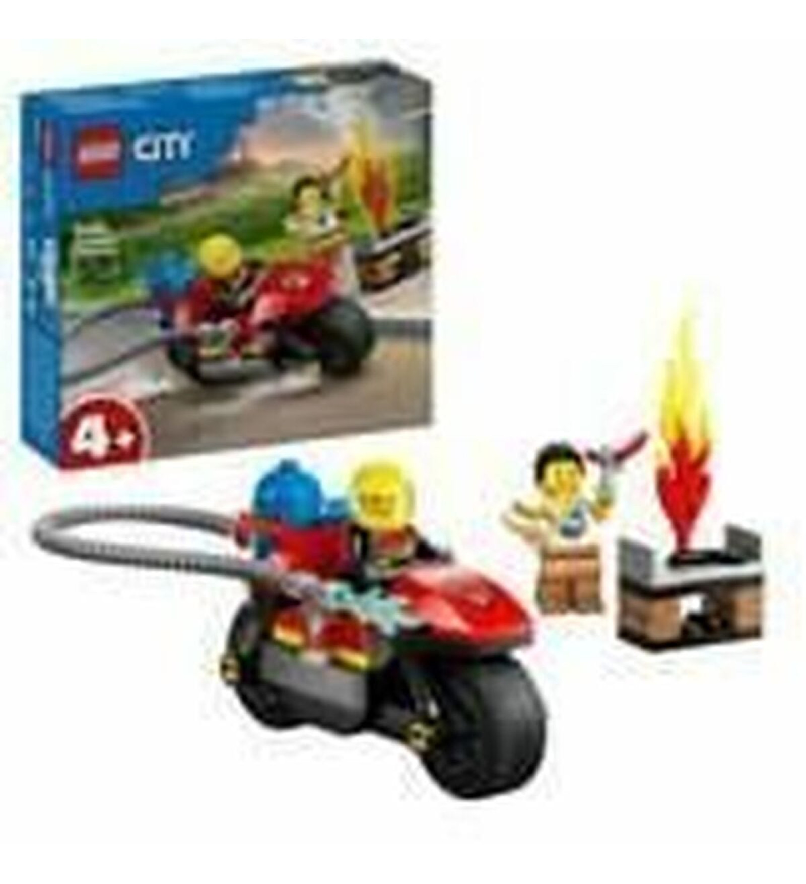 Lego Playset Lego 60410 Fire Rescue Motorcycle 57 Daudzums