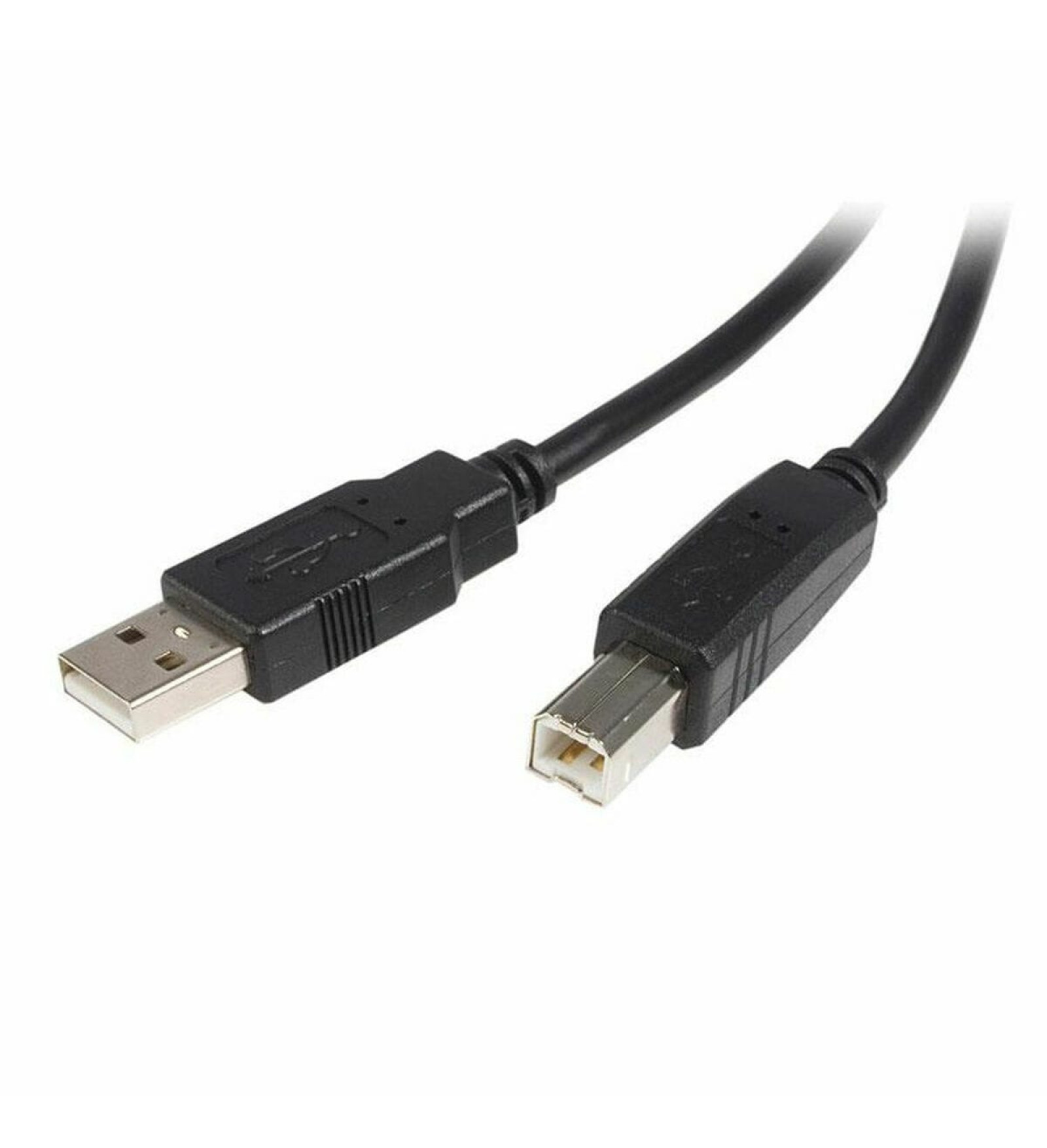 Startech USB A uz USB B Kabelis Startech USB2HAB1M Melns 1 m