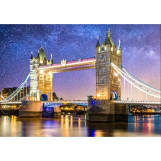 Educa Puzle un domino komplekts Educa Tower Bridge Neon 1000 Daudzums