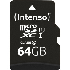 Intenso Mikro SD Atmiņas karte ar Adapteri INTENSO 64 GB