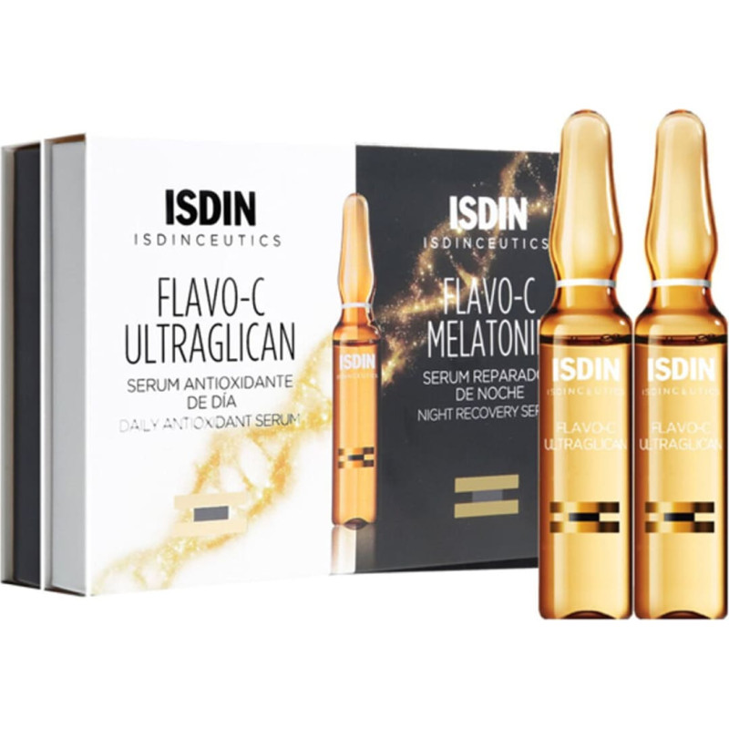 Isdin Antioksidanta serums Melatonin + Ultraglican Isdin Isdinceutics (20 uds) Želeja