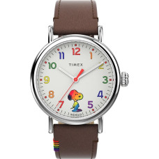 Timex Unisex Pulkstenis Timex Indiglo Snoopy (Ø 40 mm)