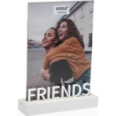 Versa Фото рамка Versa Friends Деревянный MDF 4 x 19,5 x 14,5 cm