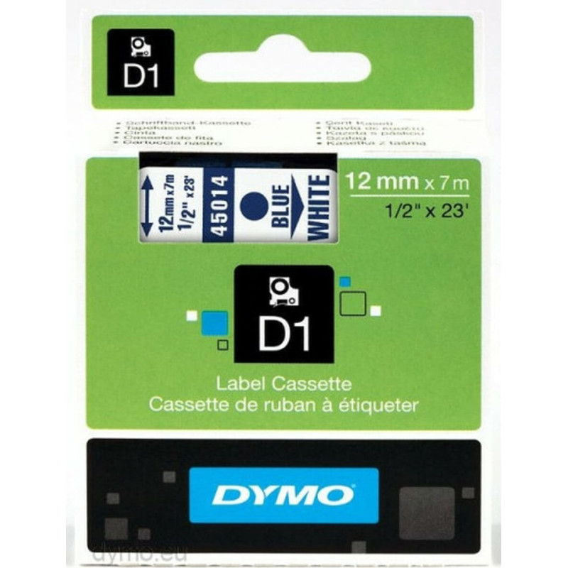 Dymo Laminēta lente iekārtu marķēšanai Dymo S0720540 Zils/Balts