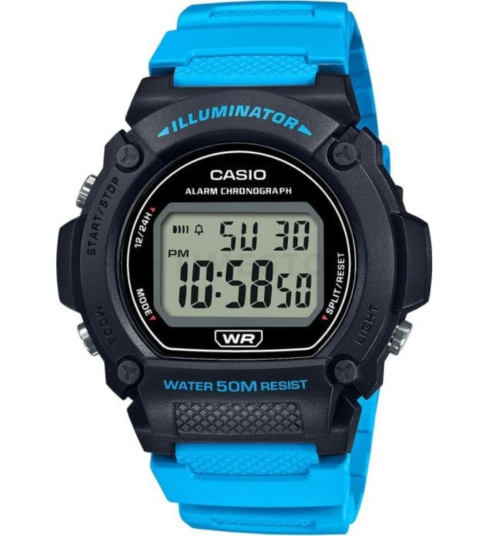 Casio Vīriešu pulkstenis W-219H-2A2VEF (zd207f) + BOX