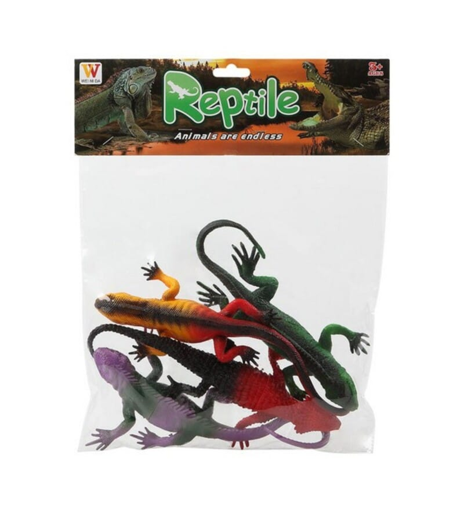 Dzīvnieku figūras Reptile (4 uds)