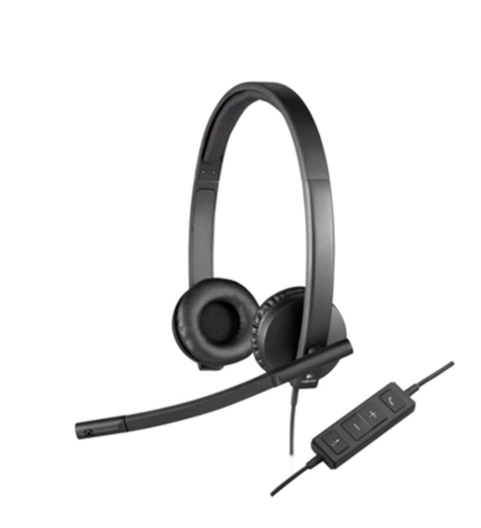 Logitech Austiņas ar Mikrofonu Logitech STEREO H570e Melns