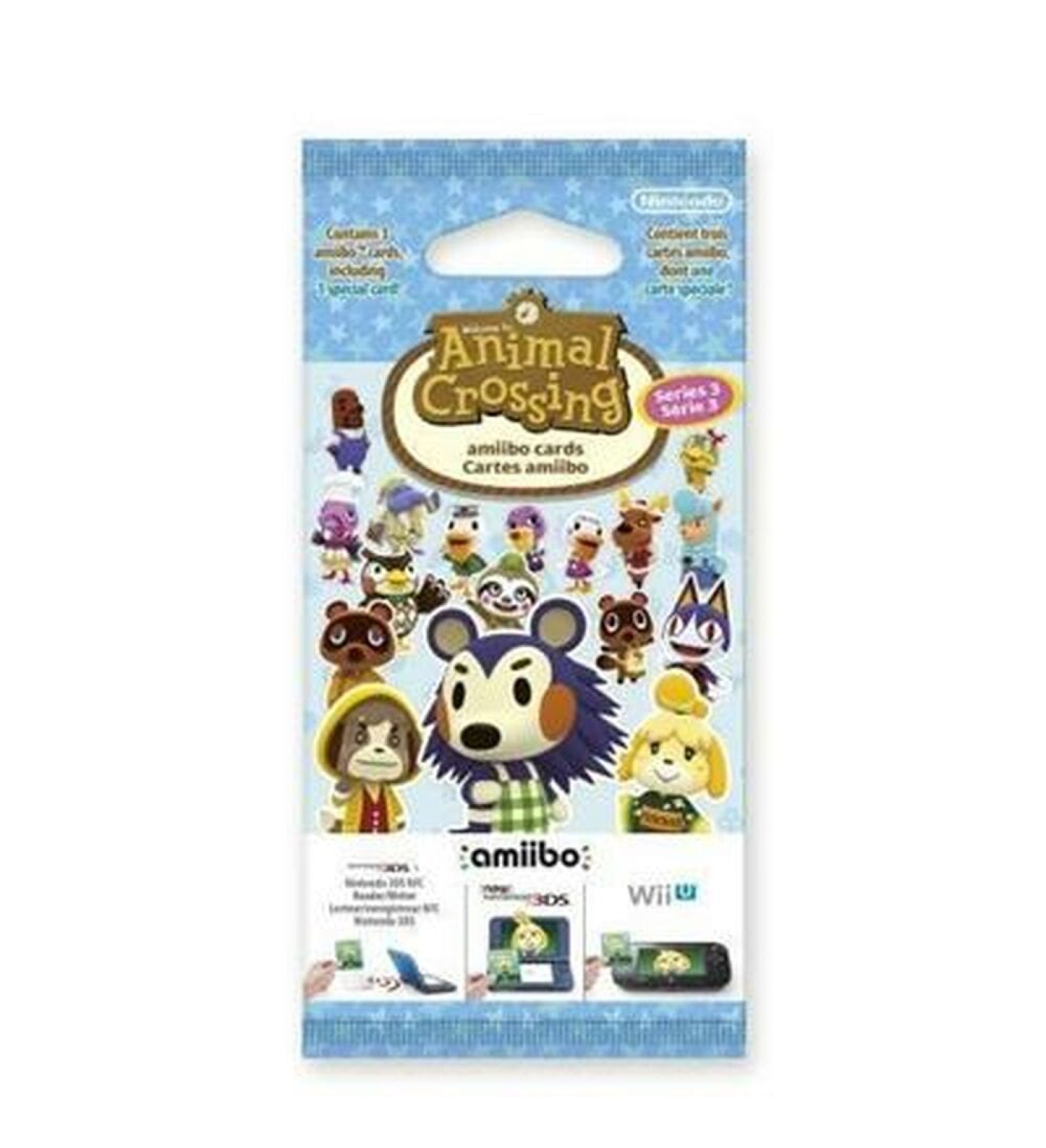 Nintendo Interaktīva Rotaļlieta Nintendo Animal Crossing amiibo Cards Triple Pack - Series 3 Pack 3 Daudzums