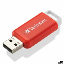 Verbatim USB Zibatmiņa Verbatim V Databar Sarkans 16 GB