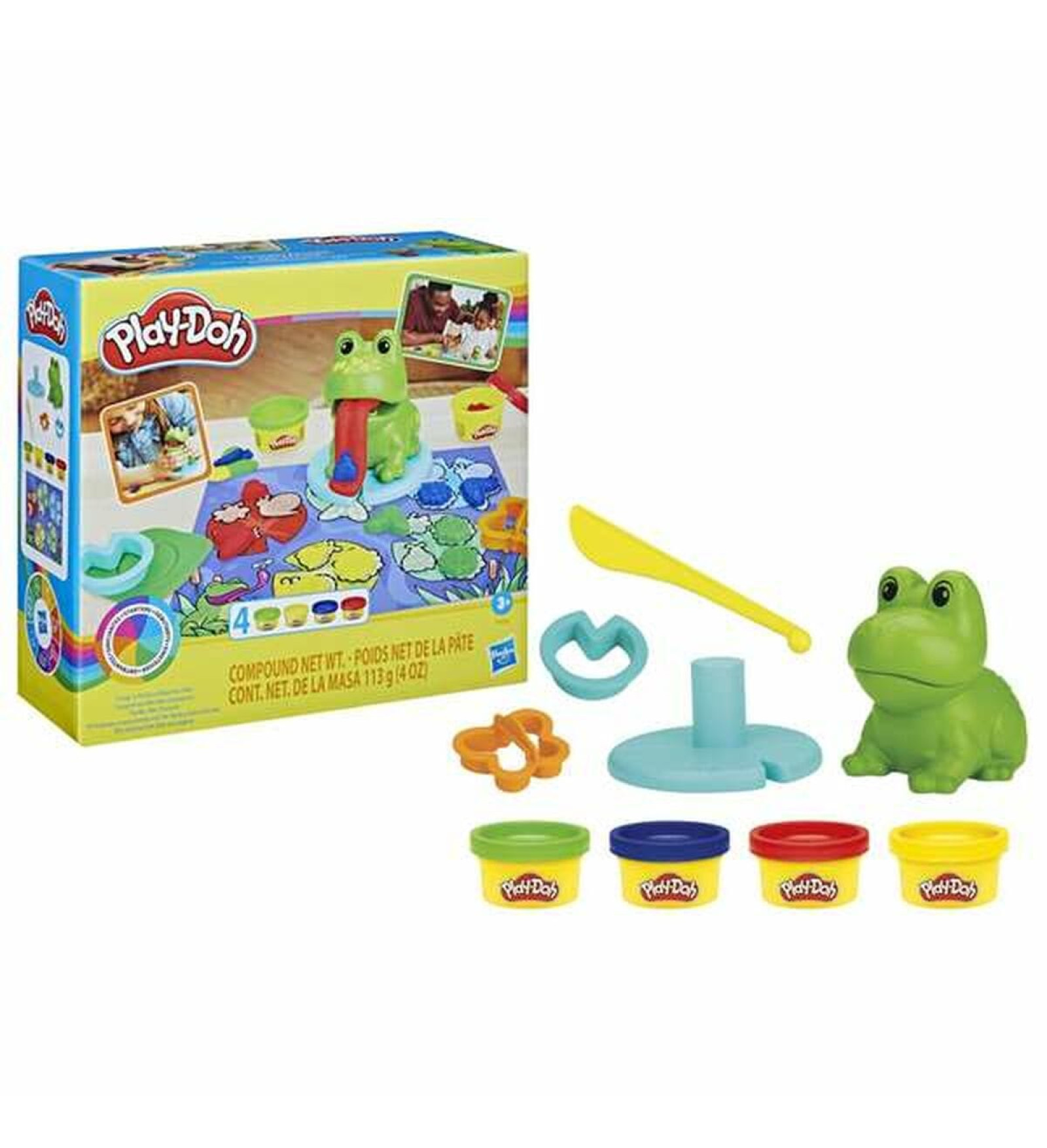 Play-Doh Modelēšanas Māla Spēle Play-Doh Kikker en Kleuren Starters Set