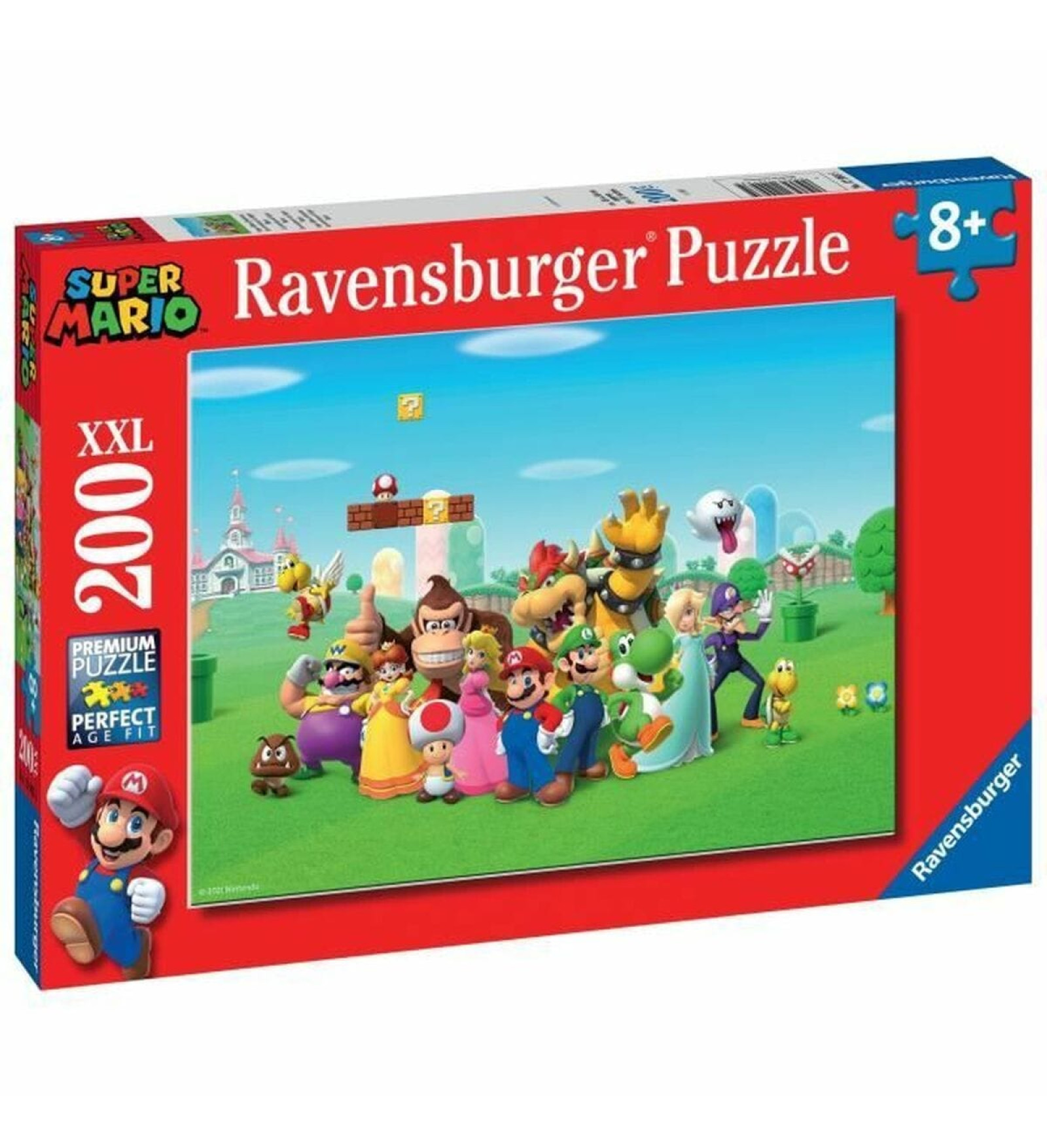 Ravensburger Puzle un domino komplekts Ravensburger SUPER MARIO 200 Daudzums