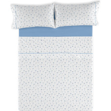 Alexandra House Living Bedding set Alexandra House Living Estelia Blue King size 3 Pieces