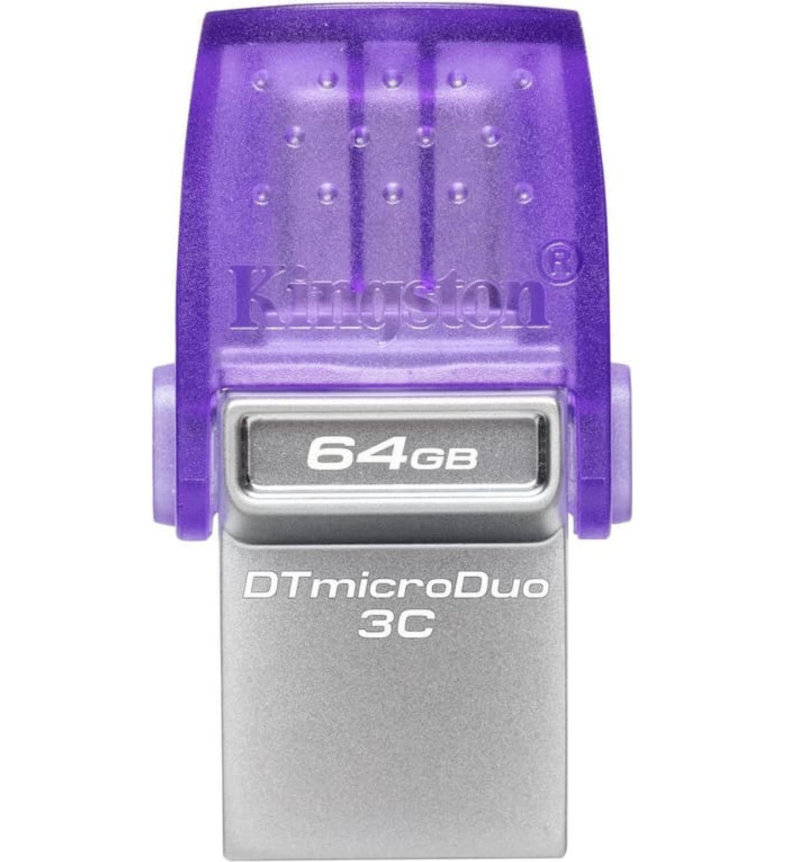 Kingston USB Zibatmiņa Kingston microDuo 3C Melns Violets 64 GB