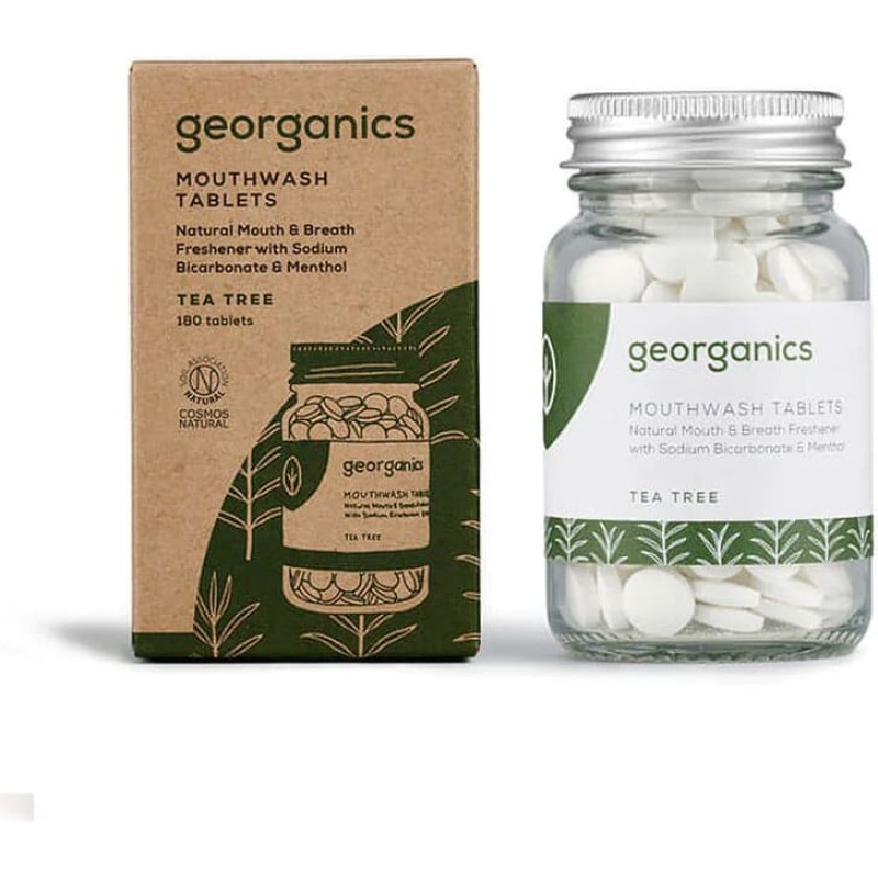 Georganics Mutes Skalošanas Līdzeklis Georganics Tablete Tējas koks 180 Vienības