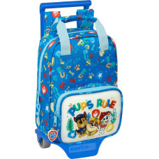 The Paw Patrol Skolas mugursoma ar riteņiem The Paw Patrol Pups rule Zils 20 x 28 x 8 cm