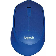 Logitech Беспроводная мышь Logitech M330 Silent Plus Синий 1000 dpi