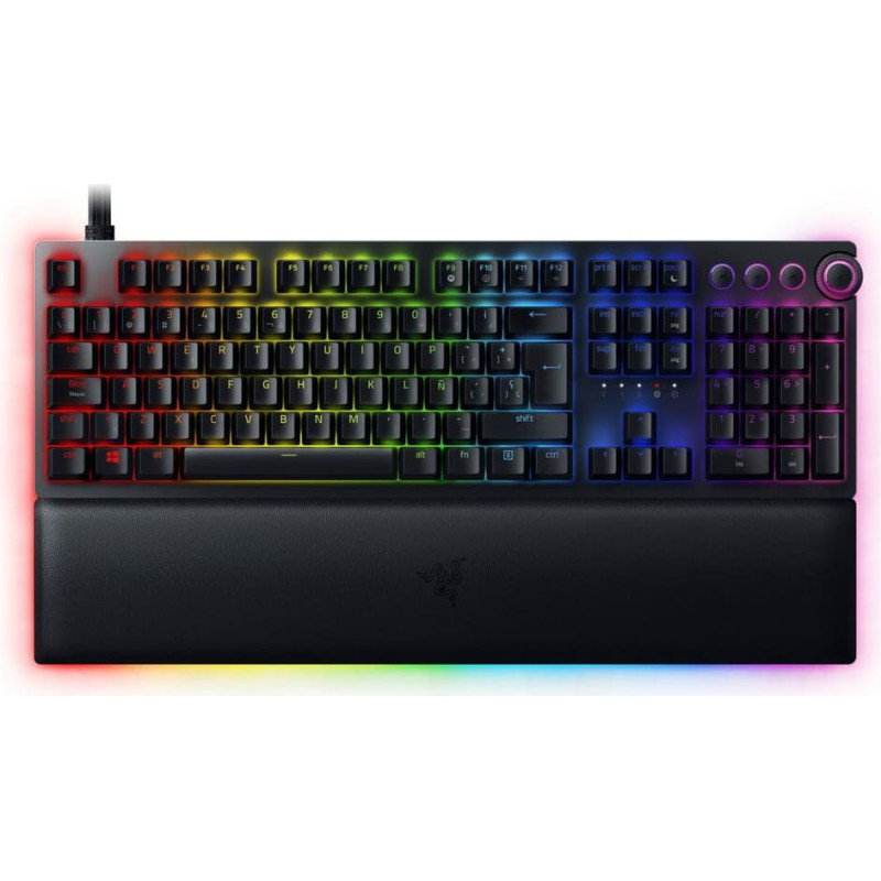 Razer Spēļu Klaviatūra Razer Huntsman V2 Spāņu Qwerty Melns