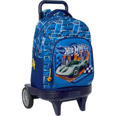 Hot Wheels Skolas mugursoma ar riteņiem Hot Wheels Sonny Tumši Zils 33 x 45 x 22 cm