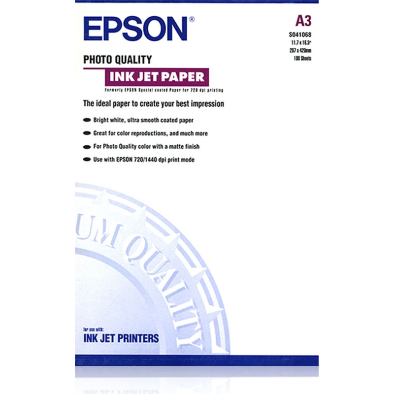 Epson Papīra drukāšanai Epson C13S041068 Balts A3 (1 gb.)