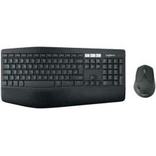 Logitech Клавиатура и мышь Logitech MK850 Чёрный Испанская Qwerty QWERTY