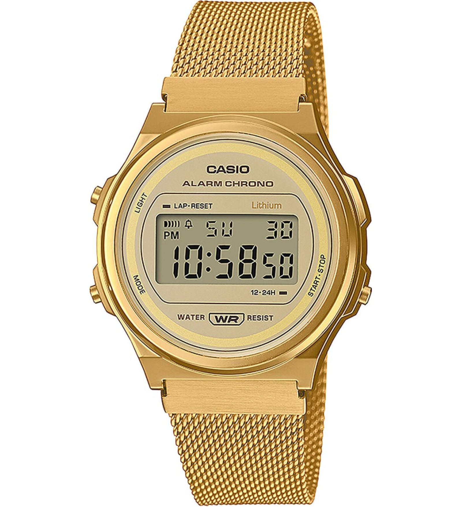 Casio Vintage sieviešu pulkstenis 37 mm A171WEMG-9A + BOX (zd645a0