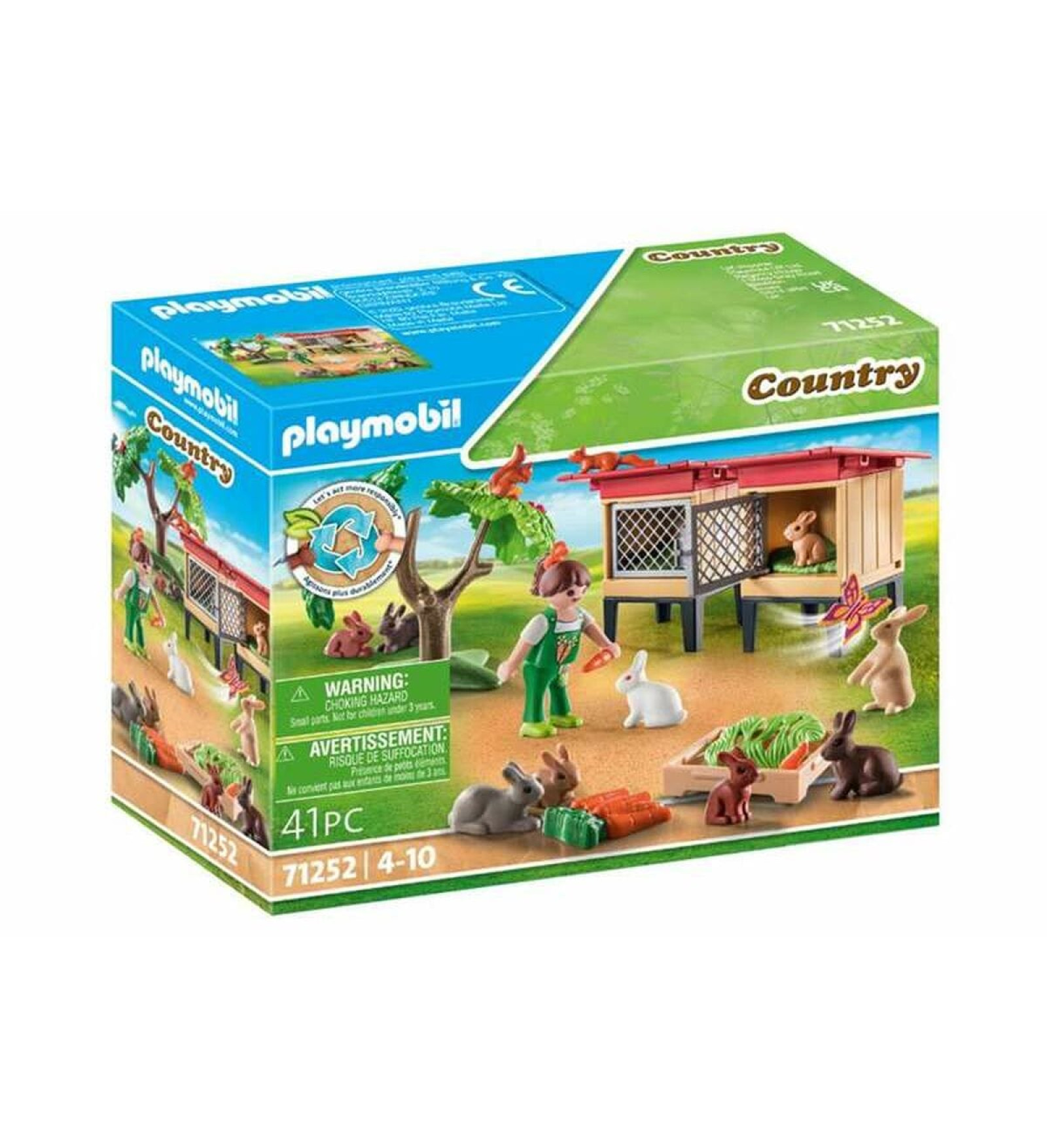 Playmobil Playset Playmobil 71252 Country Rabbit Hutch 41 Daudzums