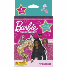 Barbie Uzlīmju komplekts Barbie Toujours Ensemble! Panini 8 Aploksnes