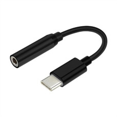 Aisens USB-C uz Jack 3.5 mm Adapteris Aisens A109-0348 Melns 15 cm