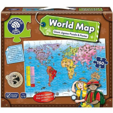 Orchard Puzle un domino komplekts Orchard World Map (FR)