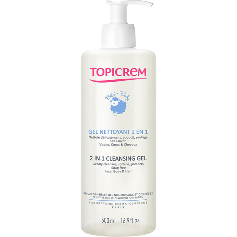 Topicrem Dušas želeja Topicrem Cleansing 500 ml 2-in-1 (1 gb.)