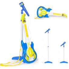 Elektriskās ģitāras mikrofona statīvs bērniem mp3 - zils