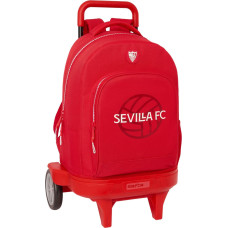 Sevilla Fútbol Club Skolas mugursoma ar riteņiem Sevilla Fútbol Club Sarkans 33 x 45 x 22 cm