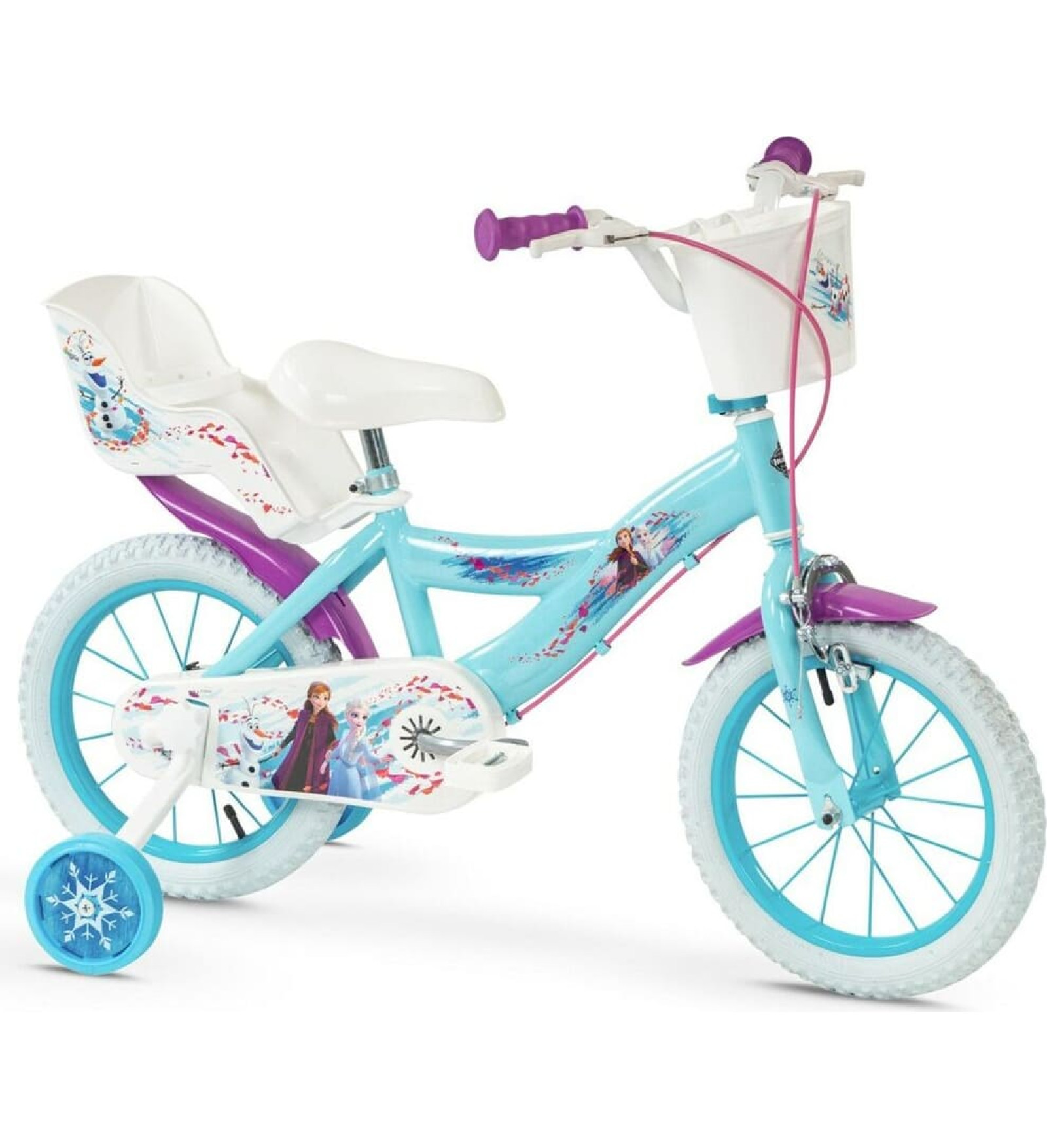 Huffy Bērnu velosipēds Huffy 24691W Disney Frozen Balts