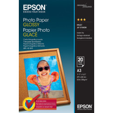 Epson A3 Satīna Foto Papīrs (20 loksnes) Epson C13S042536 A3 20 Loksnes (1 gb.)