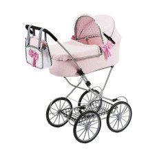 Reig Leļlu Ratiņi Reig Dolls Pram Rozā 64 cm